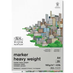 Winsor & Newton - Blocco per marker heavy weight