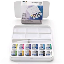 Winsor & Newton - Cotman Watercolours, Set di acquerelli + pennello con serbatoio
