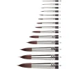 Winsor & Newton - Galeria, pennello per acrilico, tondo, con manico corto