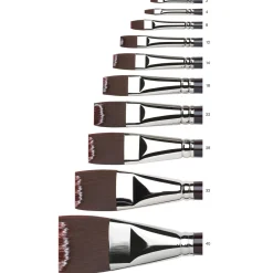 Winsor & Newton - Galeria piatto, pelo corto, manico lungo