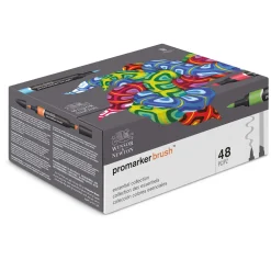 Winsor & Newton - Promarker Brush, Essential Collection, Set da 48