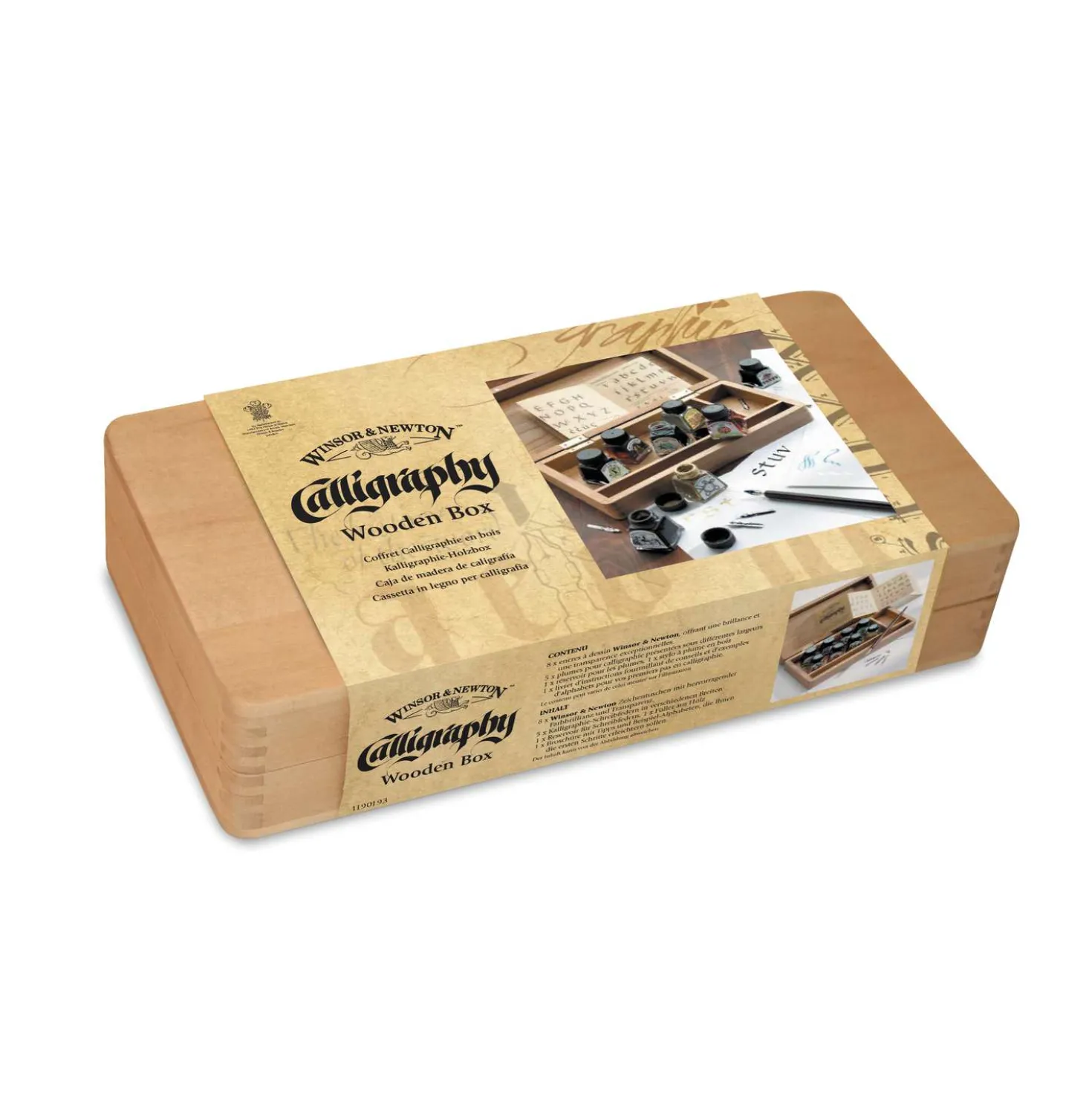 Winsor & Newton - Scatola di legno per calligrafia