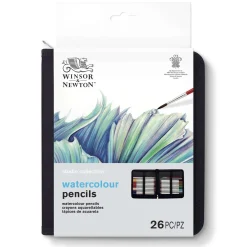 Winsor & Newton - Studio Collection, Set di 24 matite acquerellabili