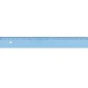 Wonday - Righello in plastica, blu trasparente