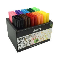Wonday - Set di 80 pennarelli Jumbo per bambini